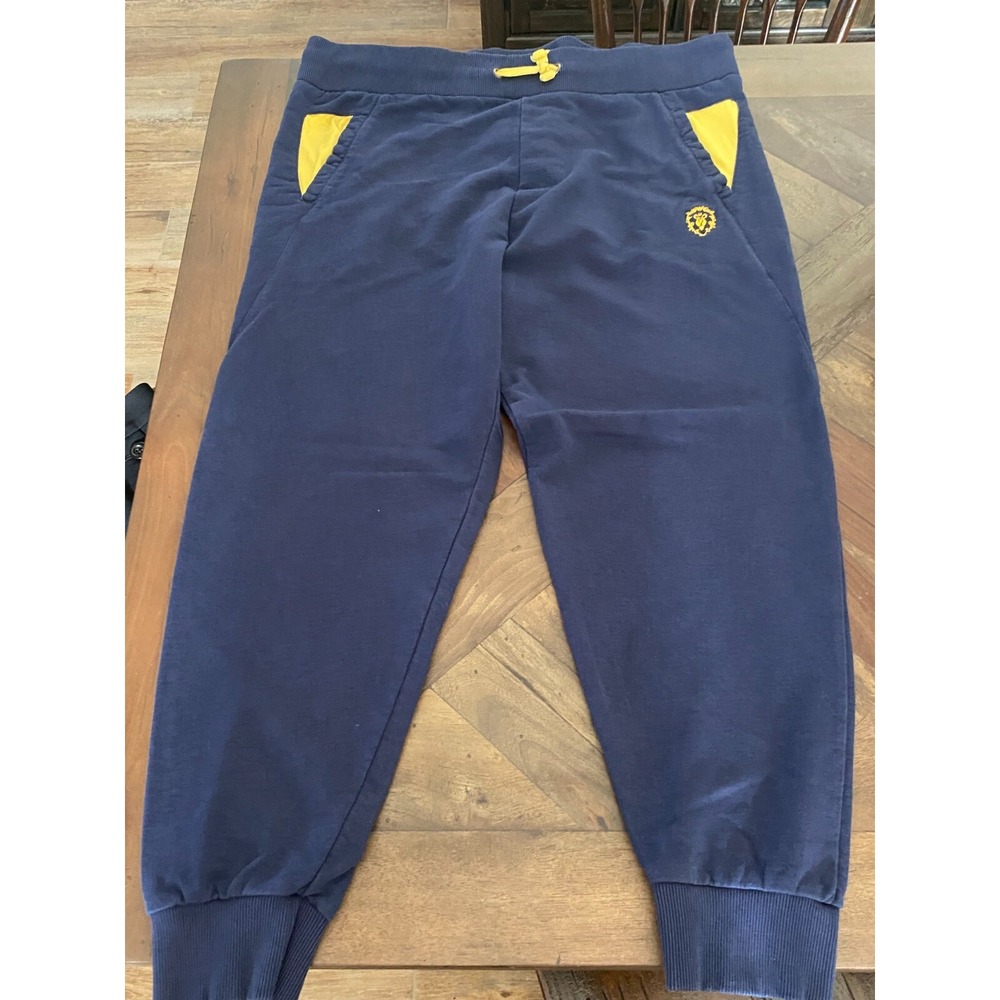 Men's Navy Jinx Jogger Pants Yellow‎ Accents Size XXXL